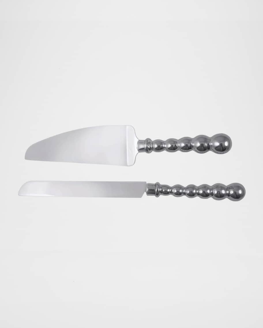 Mariposa Pearled Cake Server Set