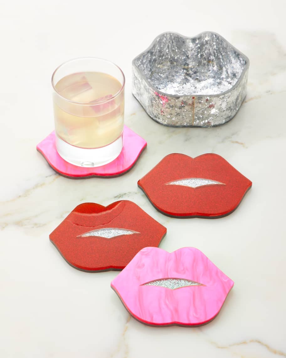 Coasters best sale with lip