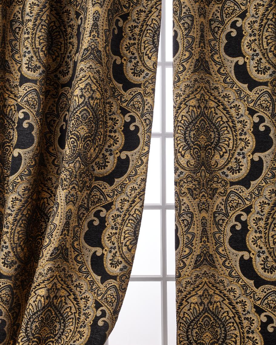 Austin Horn Collection Valour Curtain Panel Set, 96