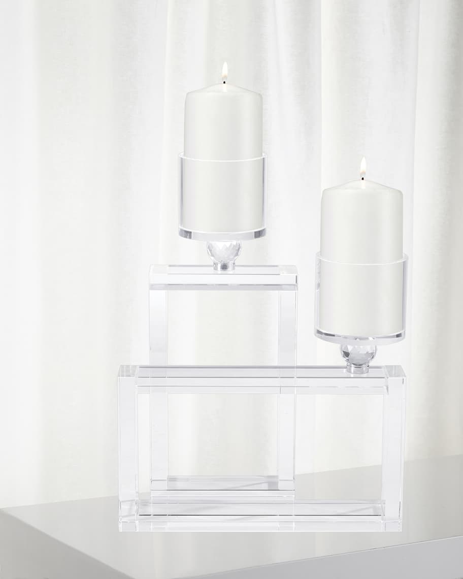 Cubic Candle Holders, Set of 2 Neiman Marcus