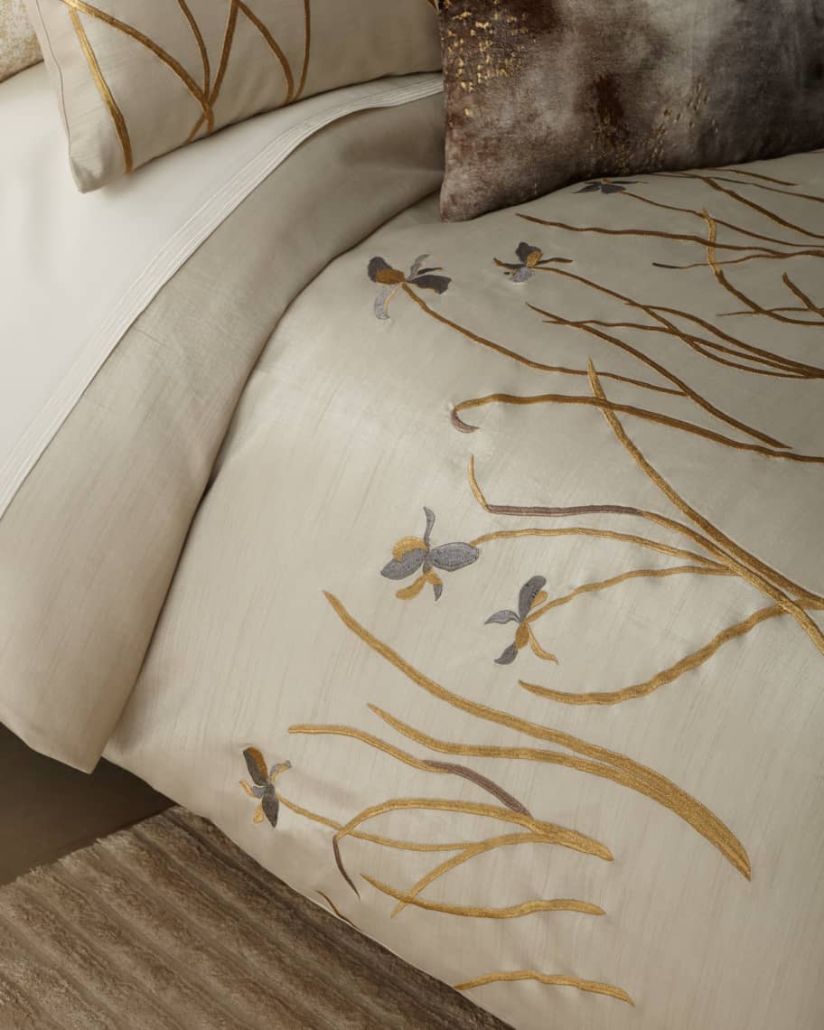 Michael Aram Iris King Duvet Neiman Marcus
