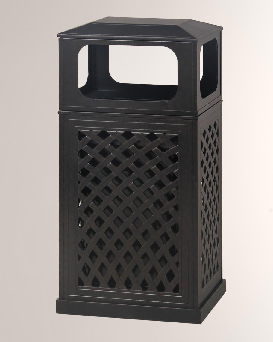 Hanamint Newport Indoor/Outdoor Trash Receptacle | Neiman Marcus