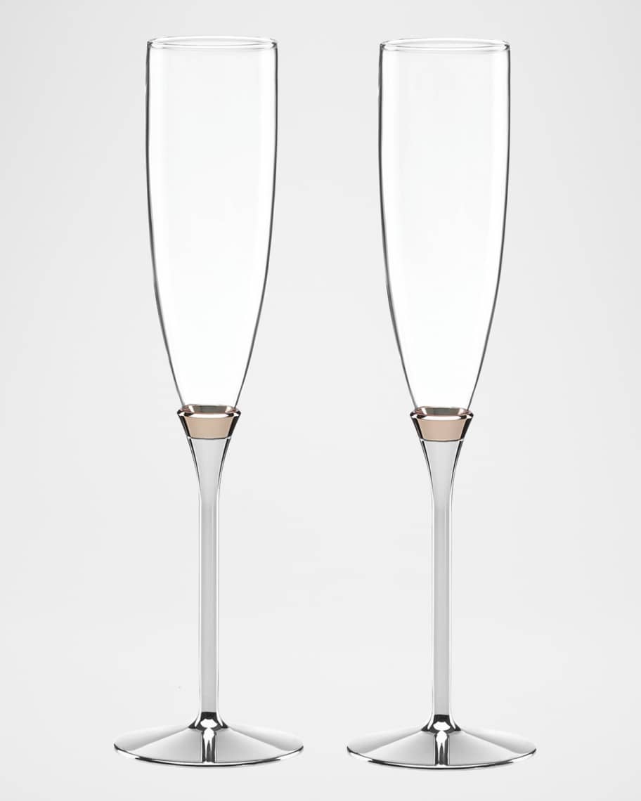 kate spade new york rosy glow toasting champagne flutes set Neiman Marcus