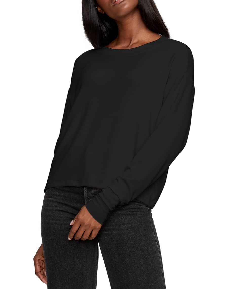Michael Stars Chloe Scoop Neck Pullover Sweater Neiman Marcus