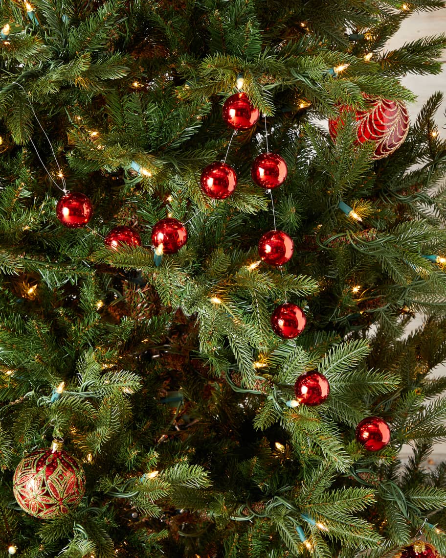 Jim Marvin Glass Ball Garland 28" Neiman Marcus