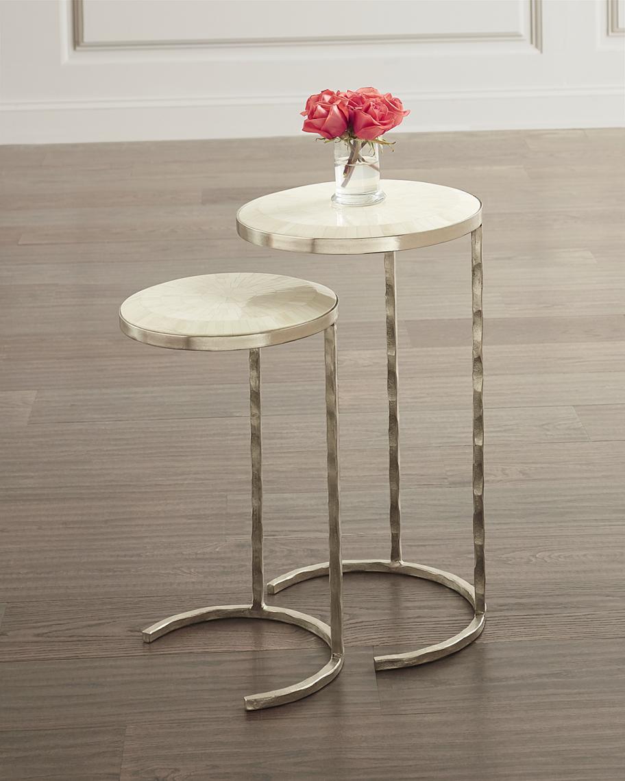 Regina Andrew Bone Veneer Nesting Tables | Neiman Marcus