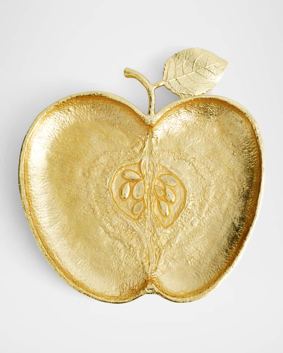 Michael Aram Gold Apple Plate