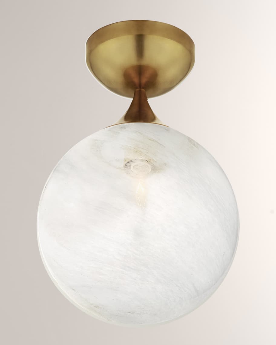 Cristol small single shop flush mount