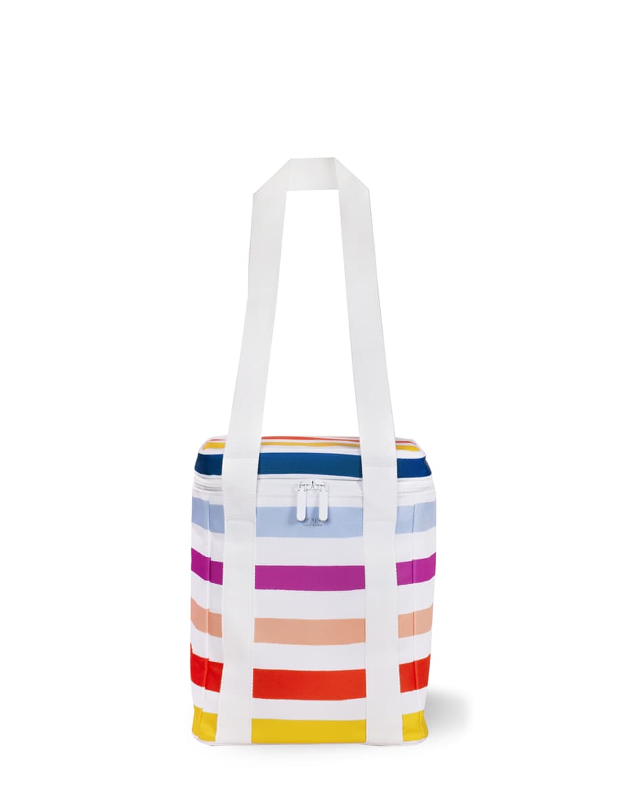 kate spade new york candy stripe wine picnic cooler bag Neiman Marcus