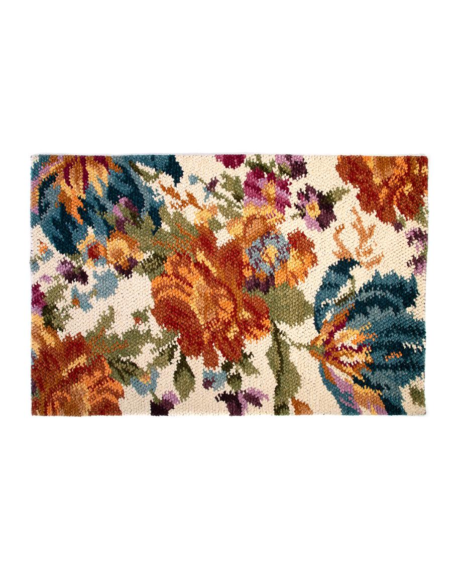 MacKenzie-Childs Autumn Flowers Rug, 5' x 8' | Neiman Marcus