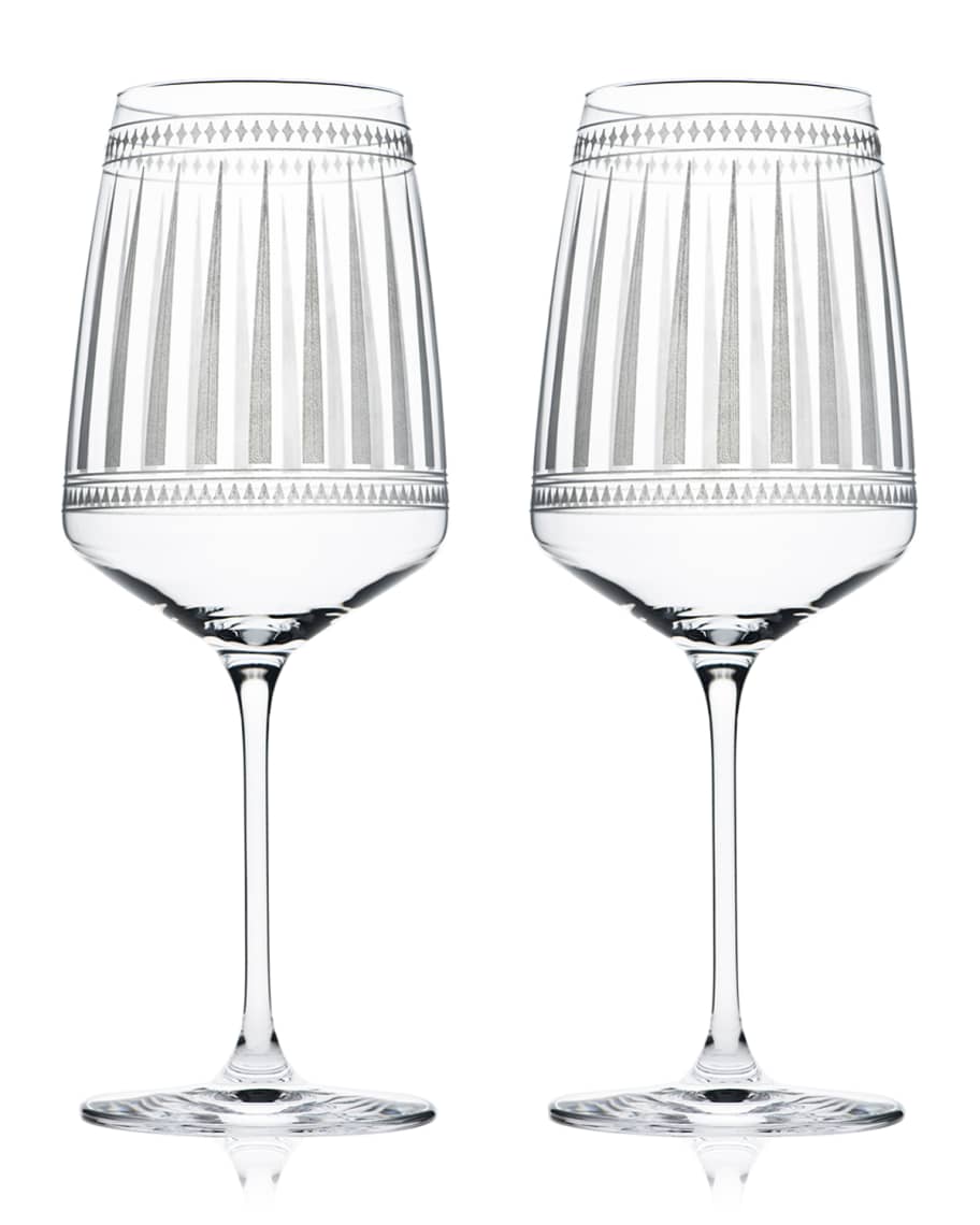 Caskata Marrakech White Wine Glasses Set of 2