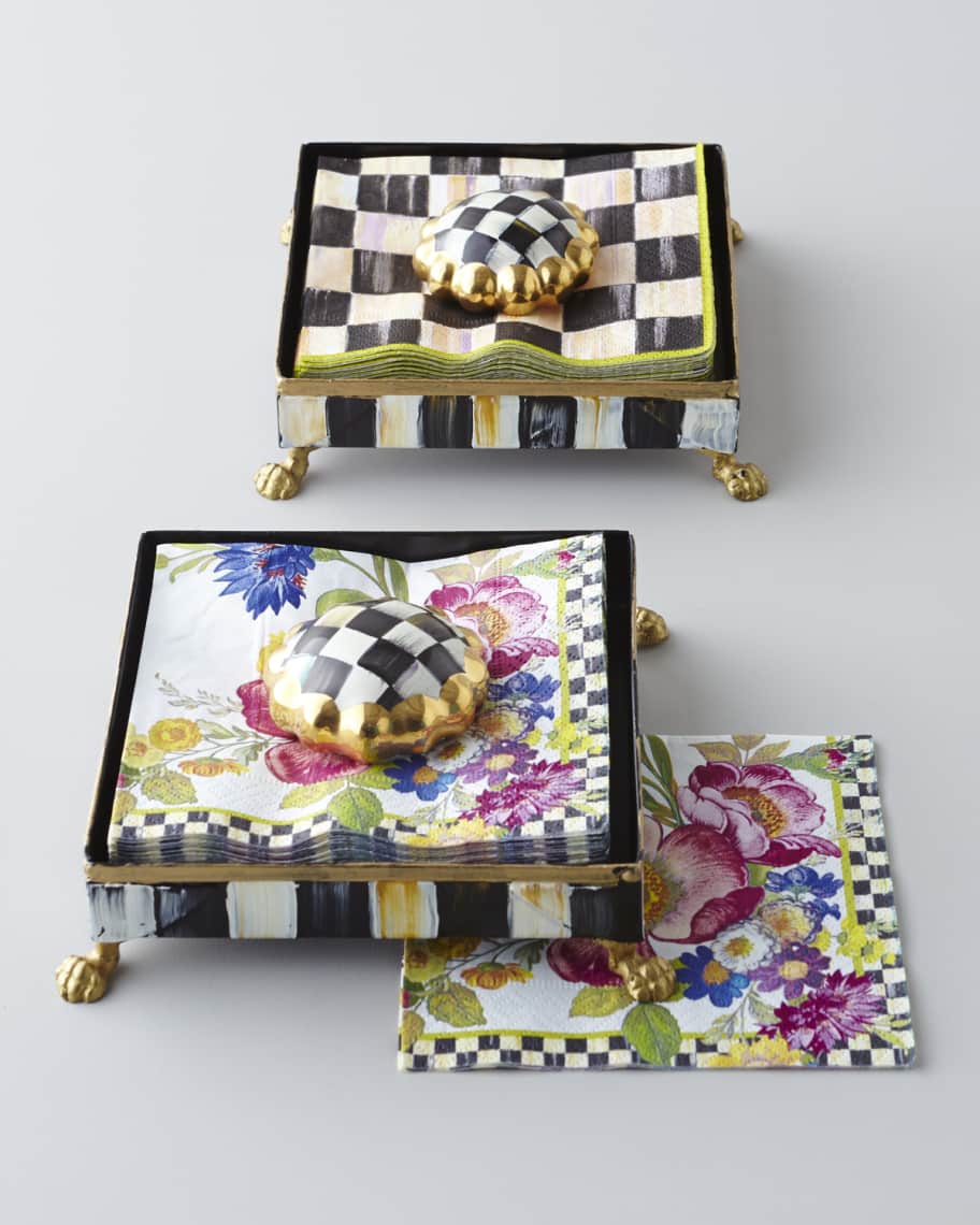 MacKenzieChilds Cocktail Napkin Set Neiman Marcus