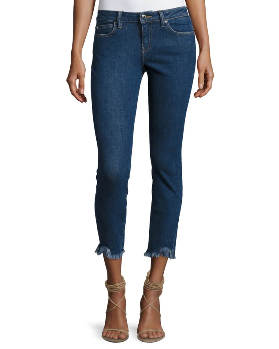 Iro Jarod Cropped Mid-Rise Skinny Jeans | Neiman Marcus