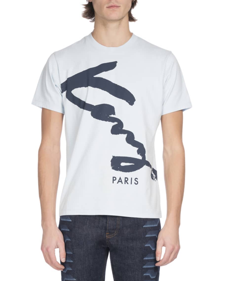 T shirt kenzo signature homme top