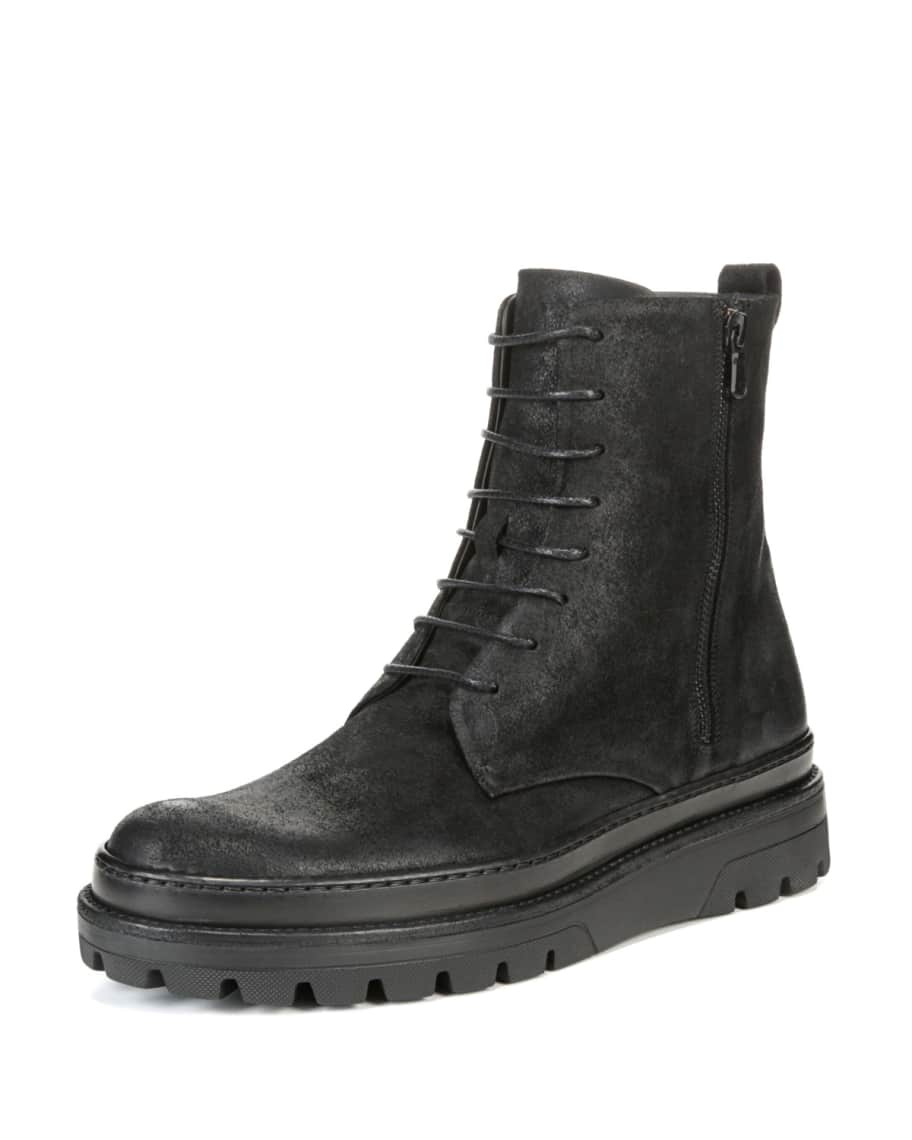 Vince Edgar Waxed Calf Ankle Boot Neiman Marcus