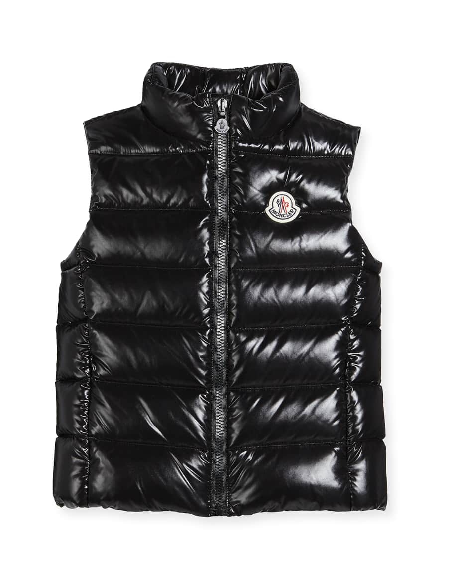 Moncler Ghany Quilted Down Vest, Size 8-14 | Neiman Marcus