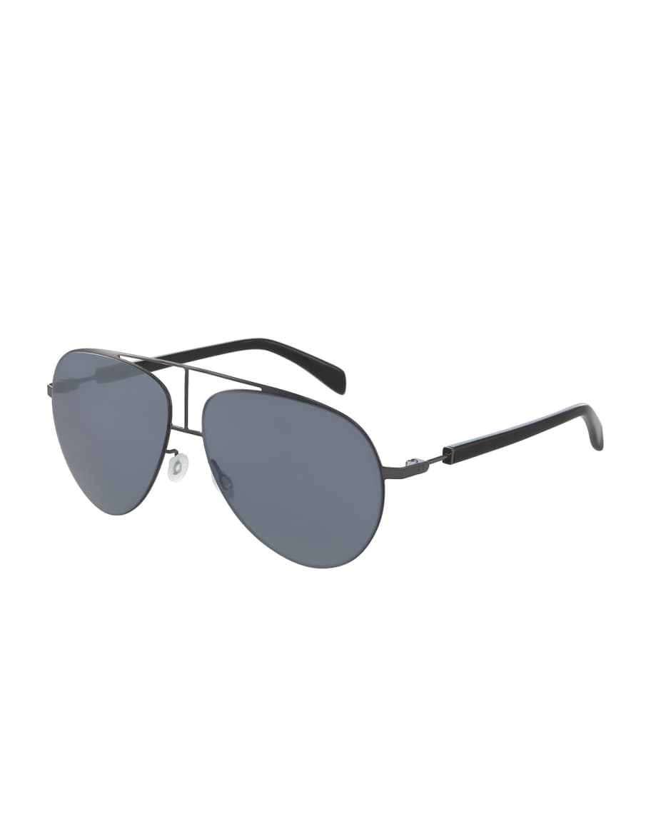 Balmain Monochromatic Aviator Sunglasses Neiman Marcus 8122