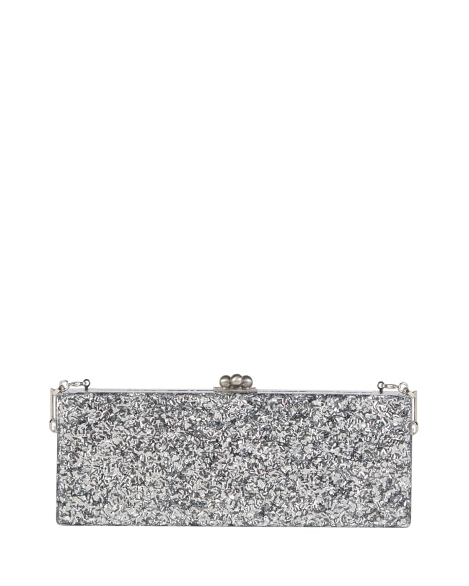 Edie Parker Flavia Solid Frame Clutch Bag | Neiman Marcus