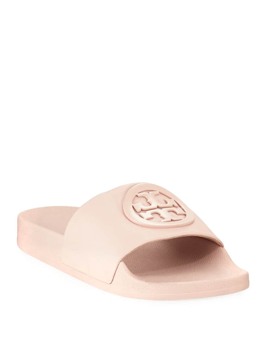 Sandals Tory Burch - Lina pink leather slide sandals - 45518652