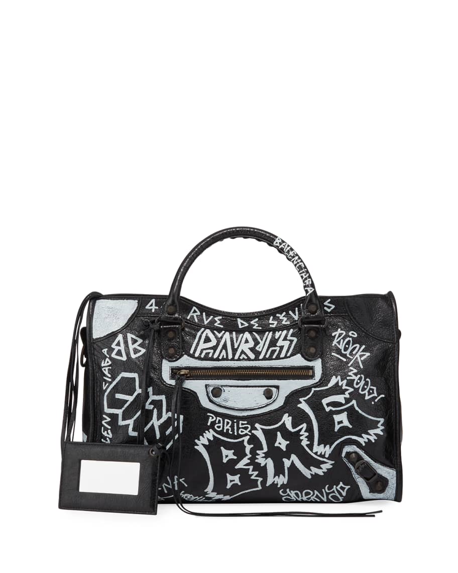 Balenciaga Graffiti Classic City tote bag