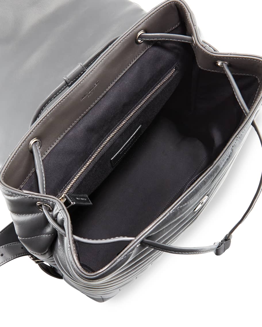 Saint Laurent Loulou Monogram YSL Medium Quilted Leather Backpack