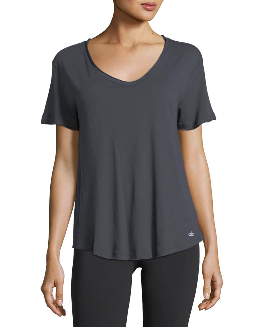 Alo distressed tee on sale