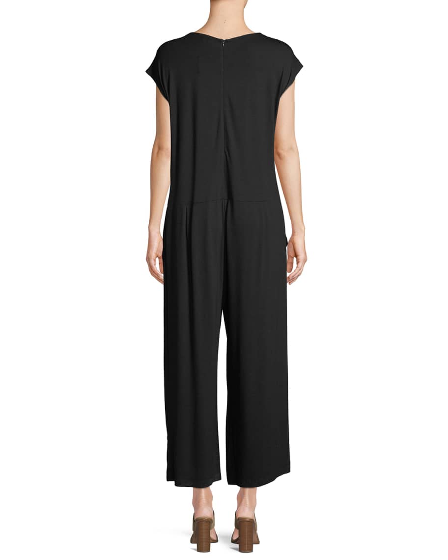 Eileen fisher cap sleeve jumpsuit shop