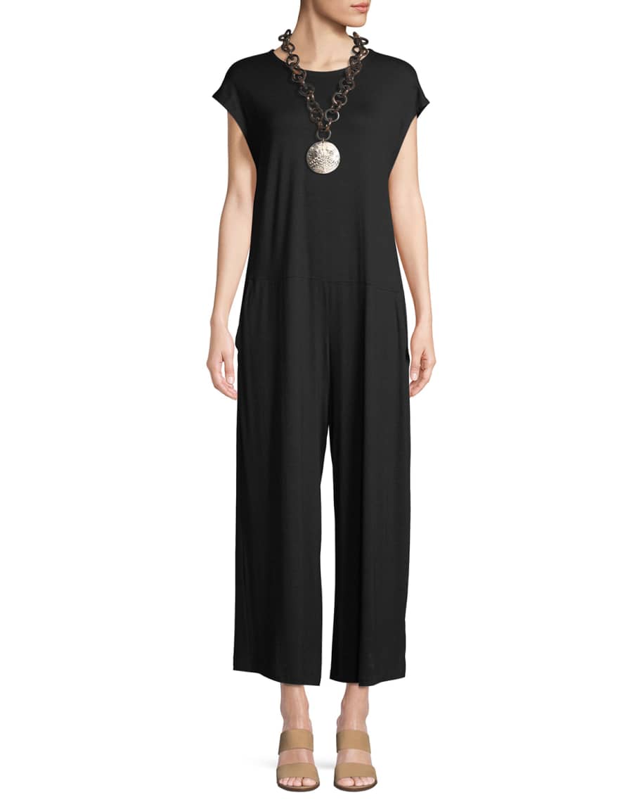 Eileen fisher plus size jumpsuit best sale