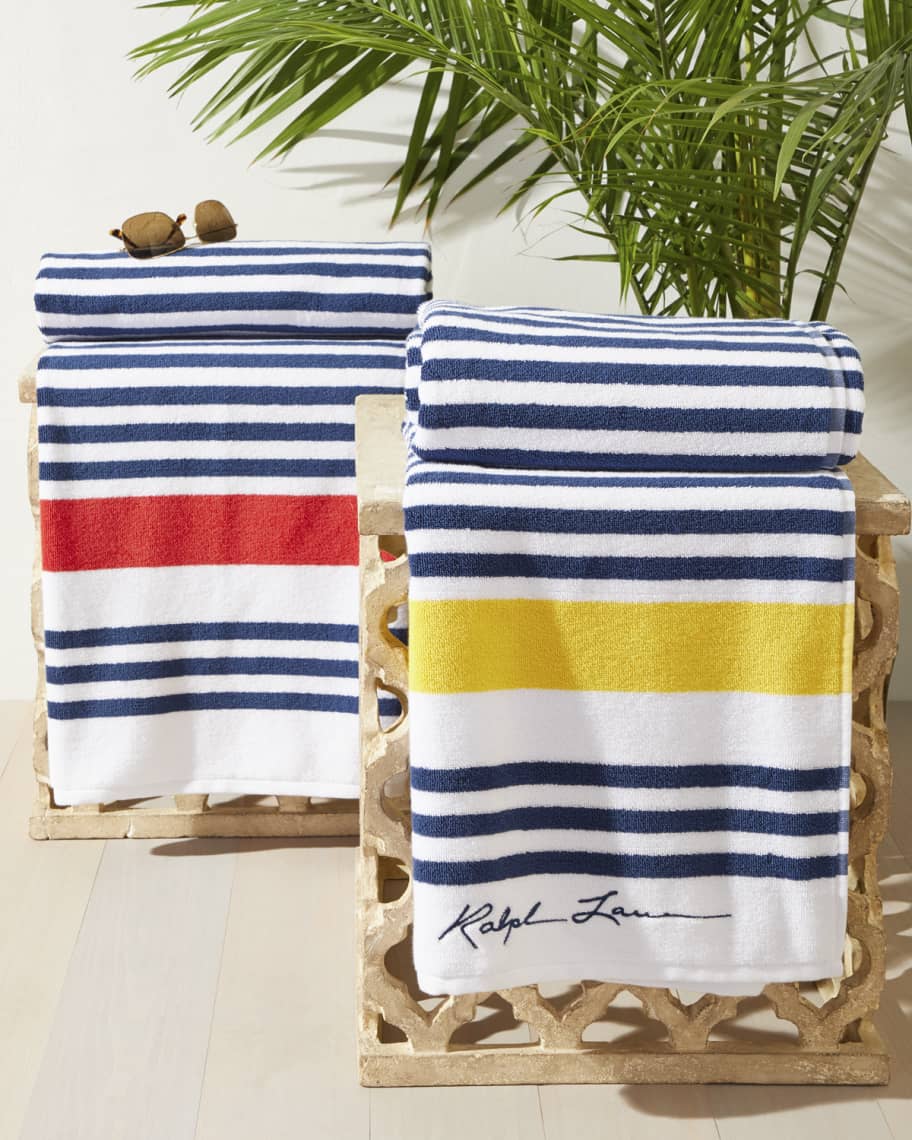 Ralph Lauren Home Healy Stripe Beach Towel Neiman Marcus