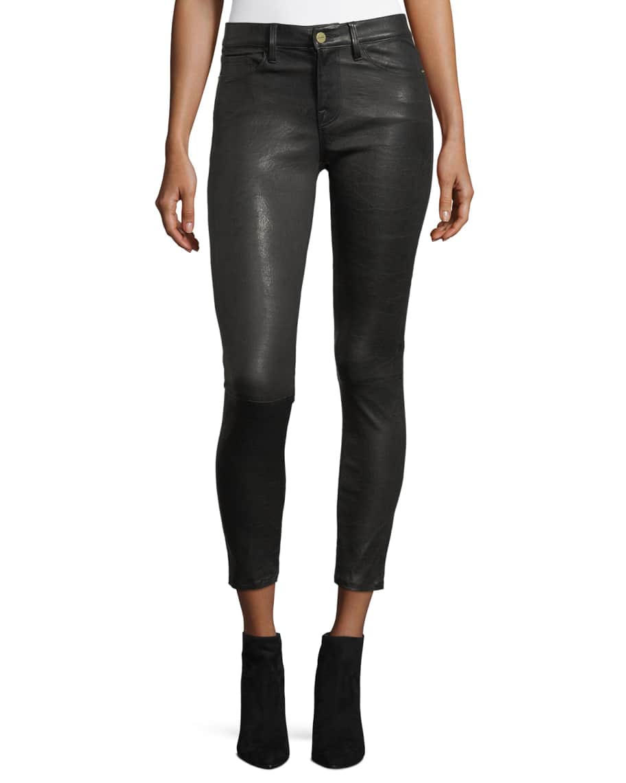 Frame leather leggings sales