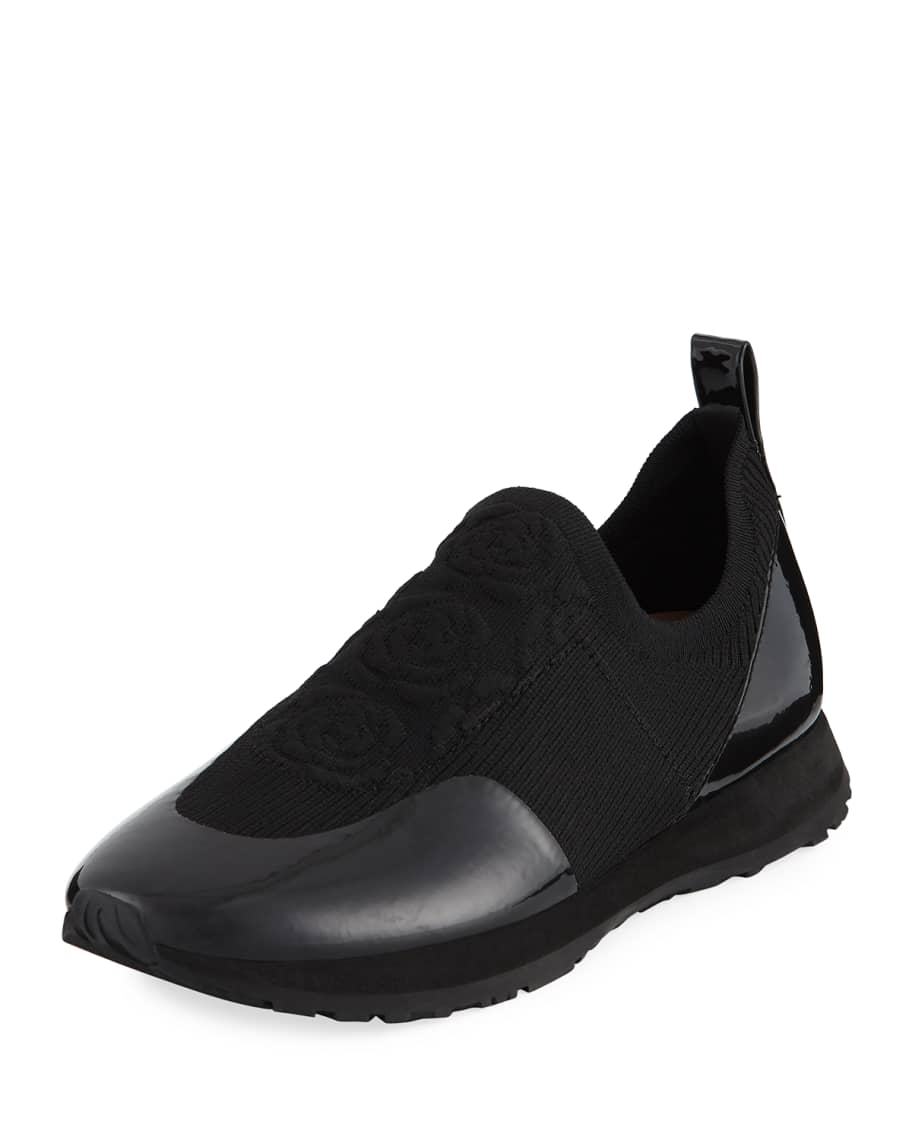 Taryn Rose Cara Easy Knit Slip On Sneakers Neiman Marcus