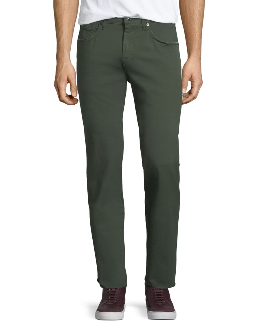 7 for all mankind Men's Clean-Pocket Straight-Leg Jeans | Neiman Marcus