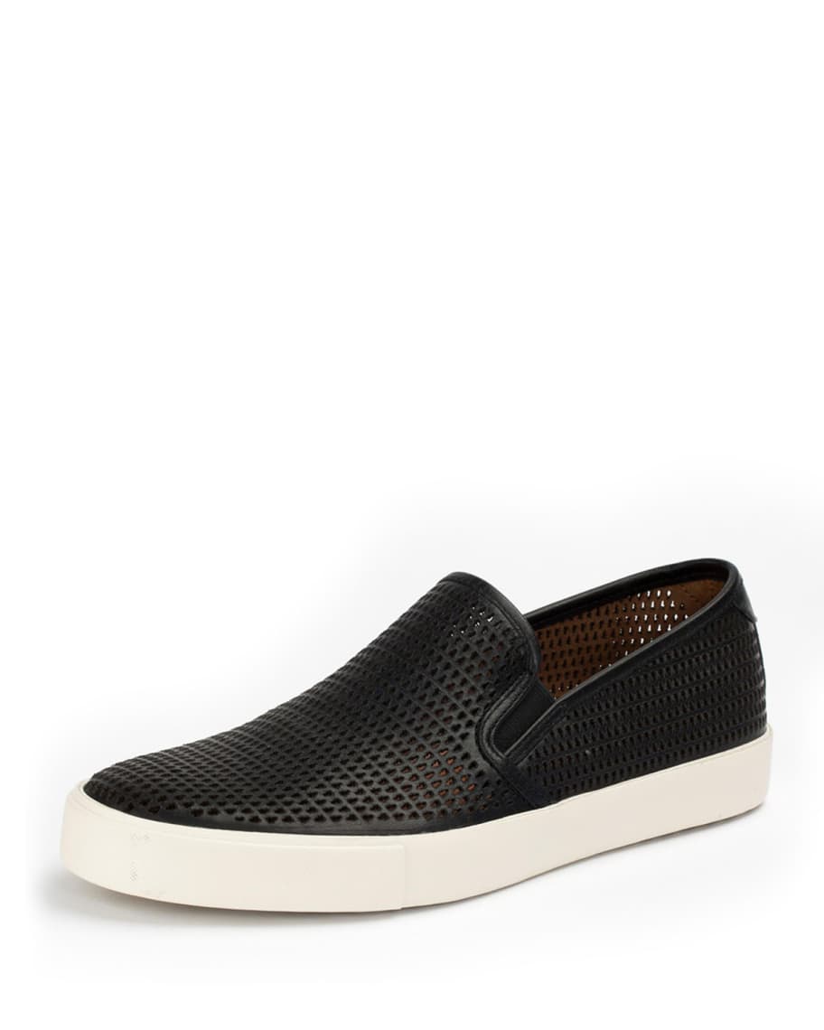 Frye Brett Perforated Leather Slip-On Sneaker | Neiman Marcus