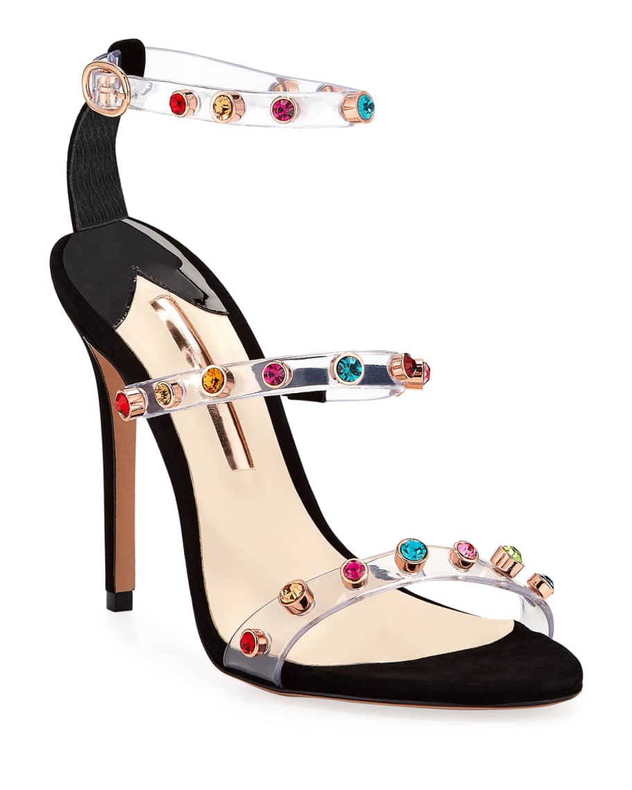 Sophia Webster Rosalind Gem Strappy Sandals | Neiman Marcus