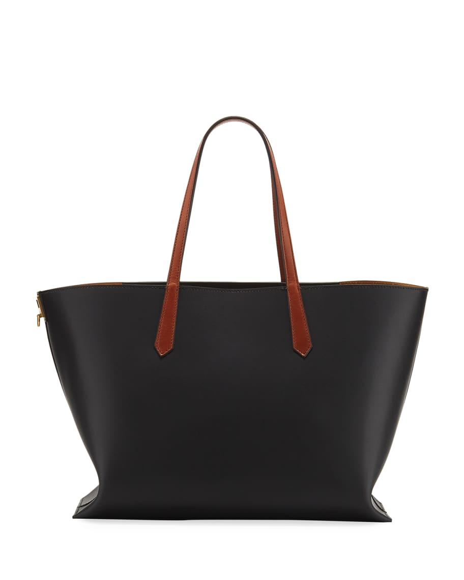 Givenchy GV Medium Smooth Leather Shopper Tote Bag | Neiman Marcus