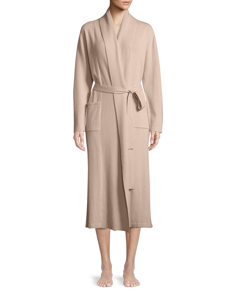 Neiman Marcus Cashmere Collection Cashmere Long Robe Neiman Marcus