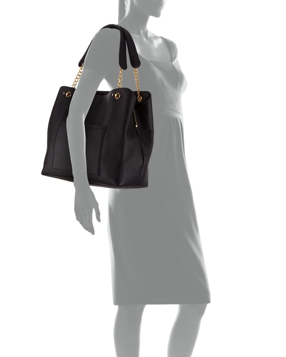 Tory Burch Chelsea Slouchy Leather Shoulder Tote Bag Neiman Marcus