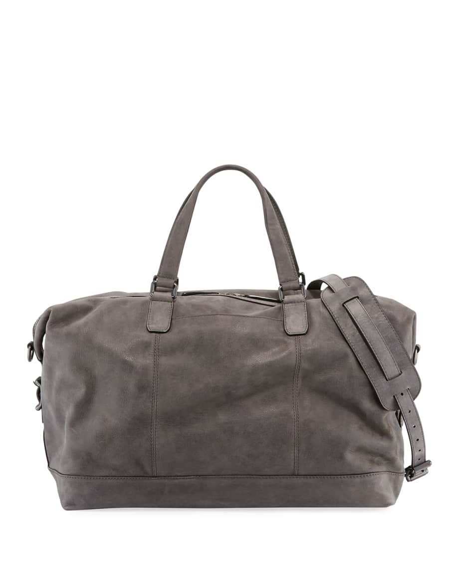 Frye Men's Oliver Leather Overnight Bag | Neiman Marcus