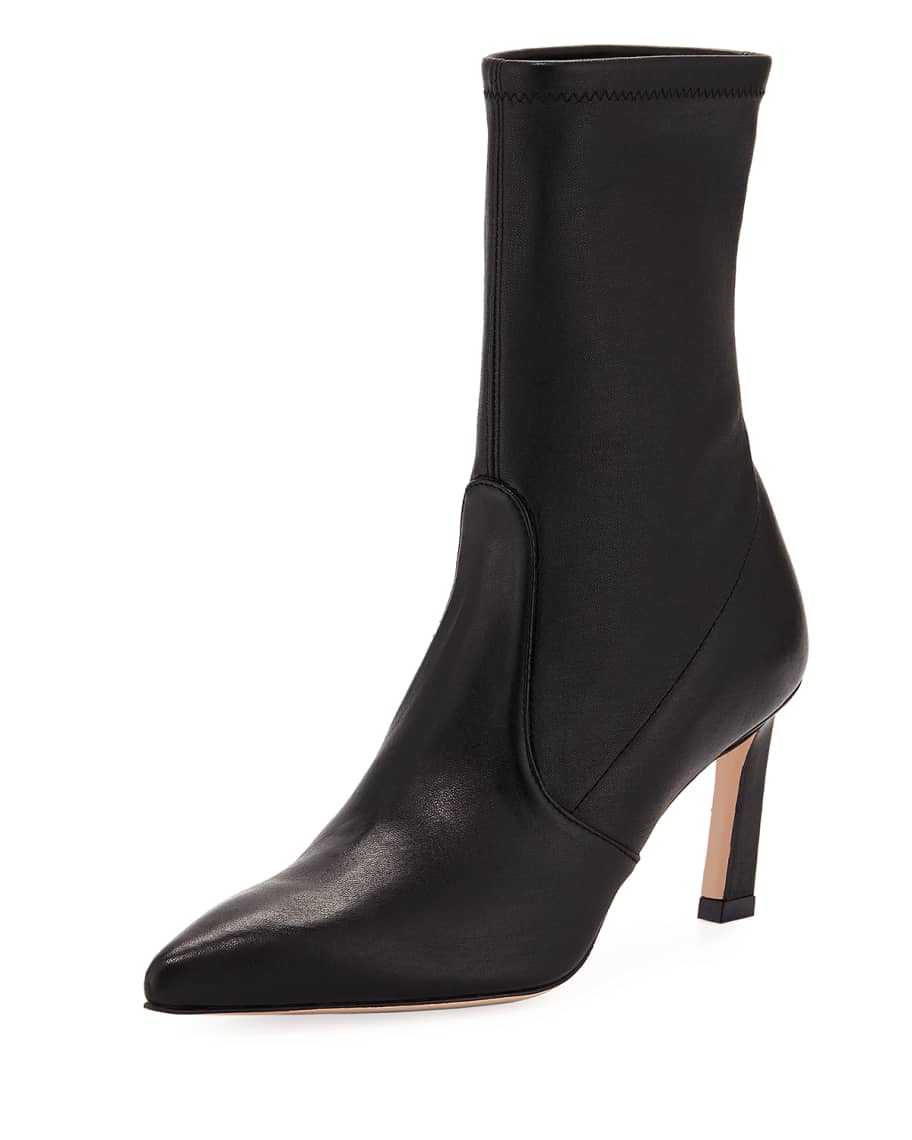 Stuart Weitzman Rapture 75mm Lush Napa Sock Bootie Neiman Marcus