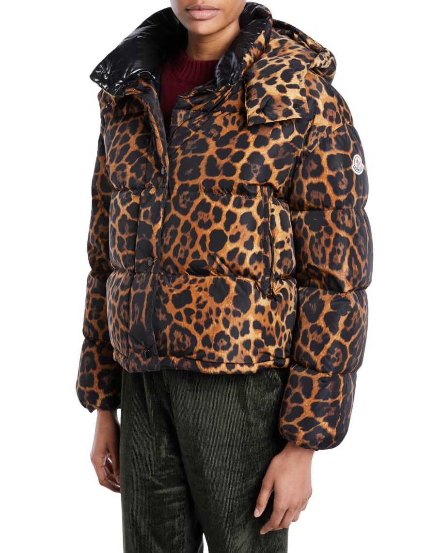 Moncler Leopard Print Jacket