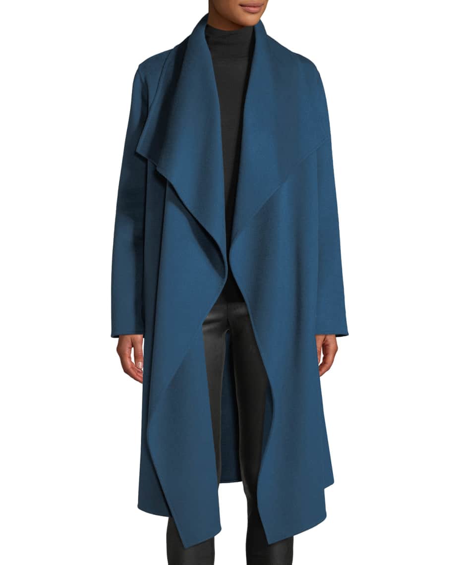 Lafayette 148 New York Monico Draped Cashmere Coat | Neiman Marcus