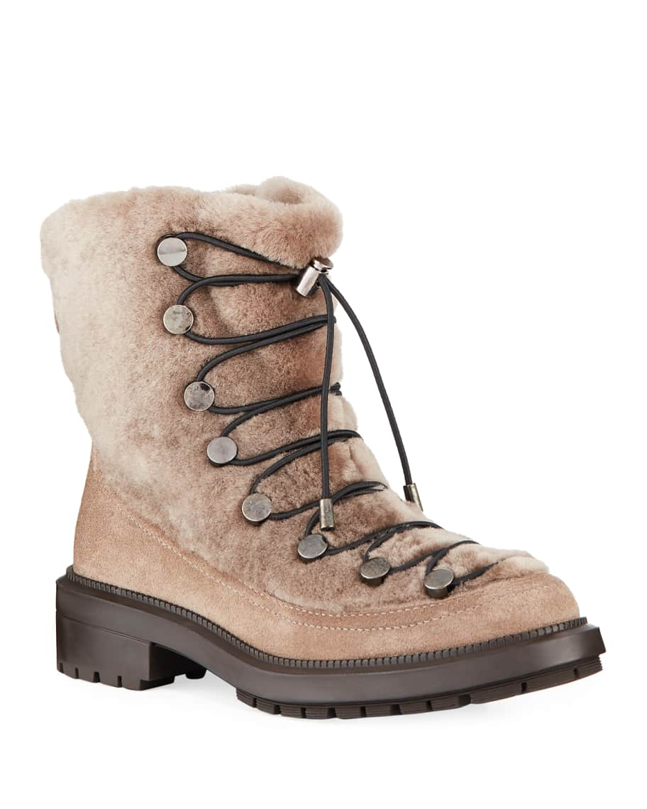 Aquatalia Lorena Shearling Boots | Neiman Marcus