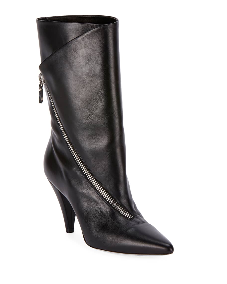 Givenchy Show Asymmetric 80mm Boots | Neiman Marcus