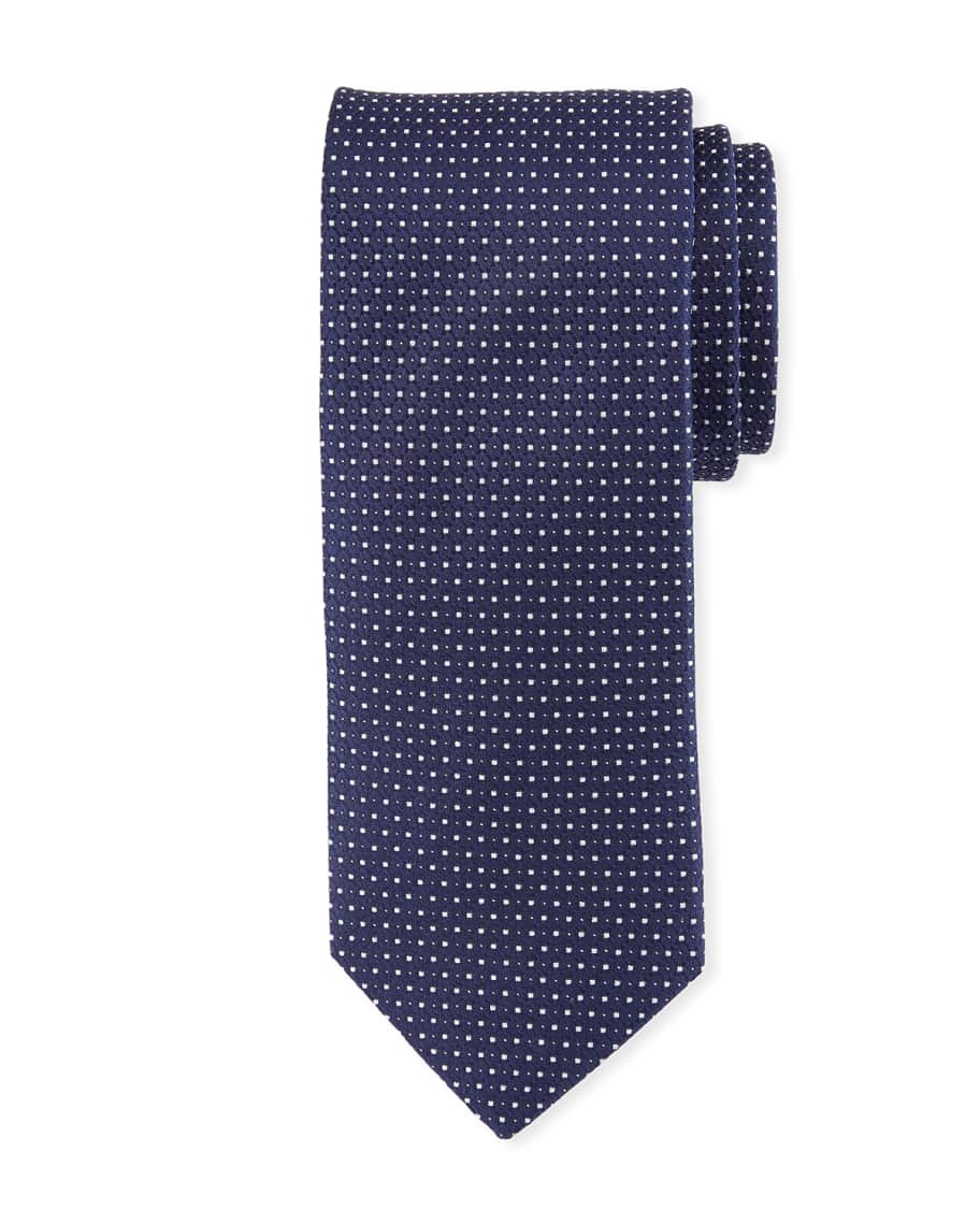 Eton Men's Neat Dot Silk Tie | Neiman Marcus