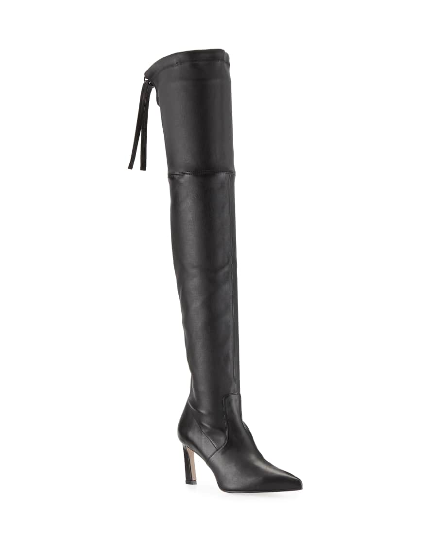 Stuart Weitzman Natalia 75mm Leather Over The Knee Boots Neiman