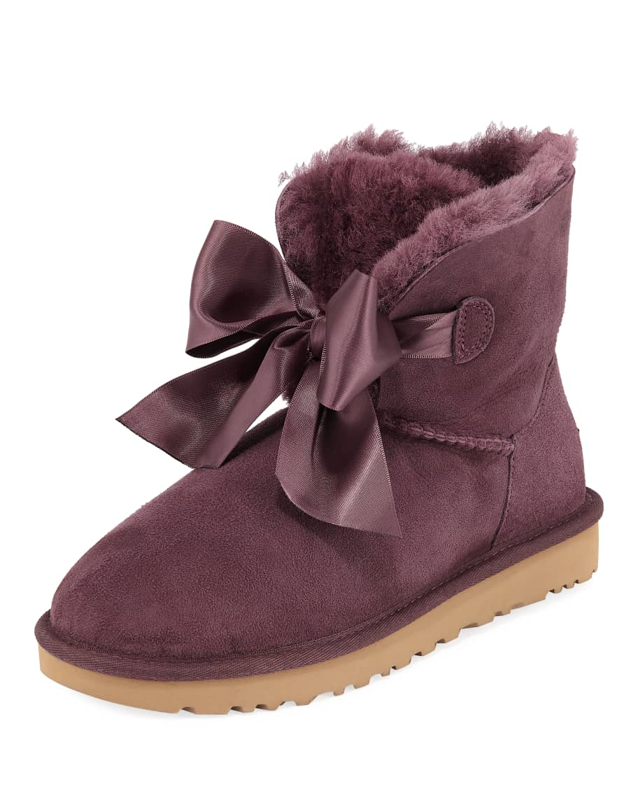 Ugg gita best sale bow mini booties