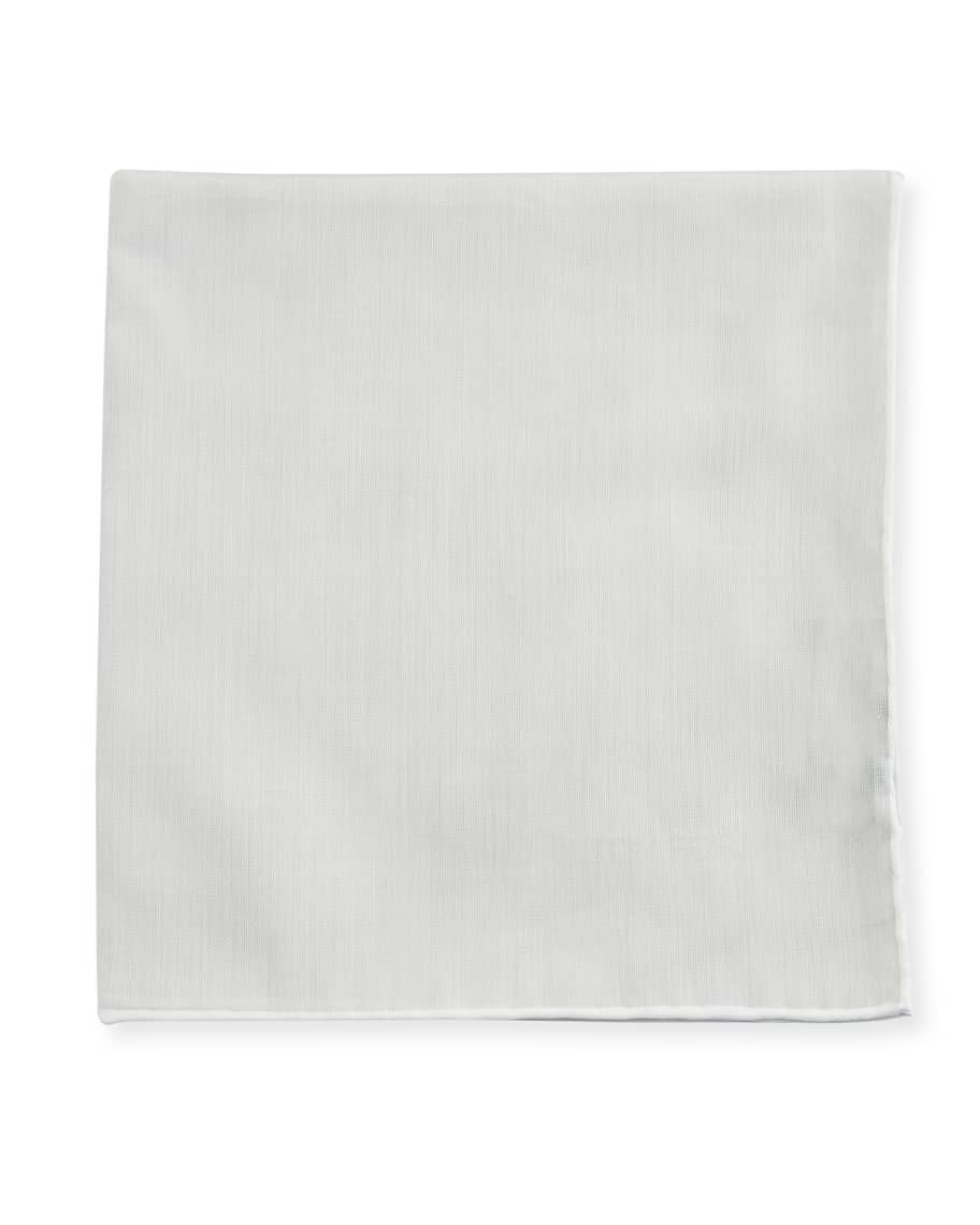 TOM FORD Men's Solid Cotton Pocket Square | Neiman Marcus