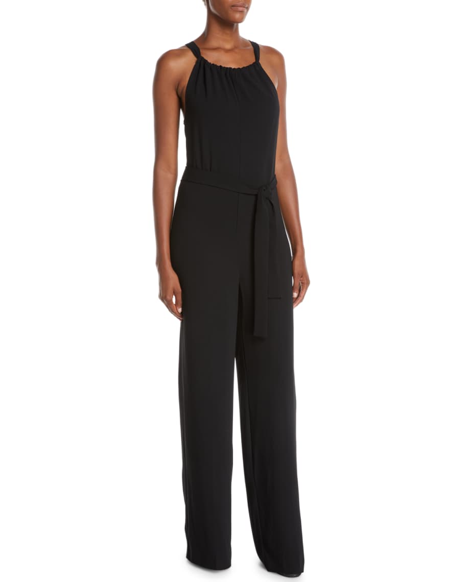 Trina Turk Azar Relaxed Halter Jumpsuit | Neiman Marcus