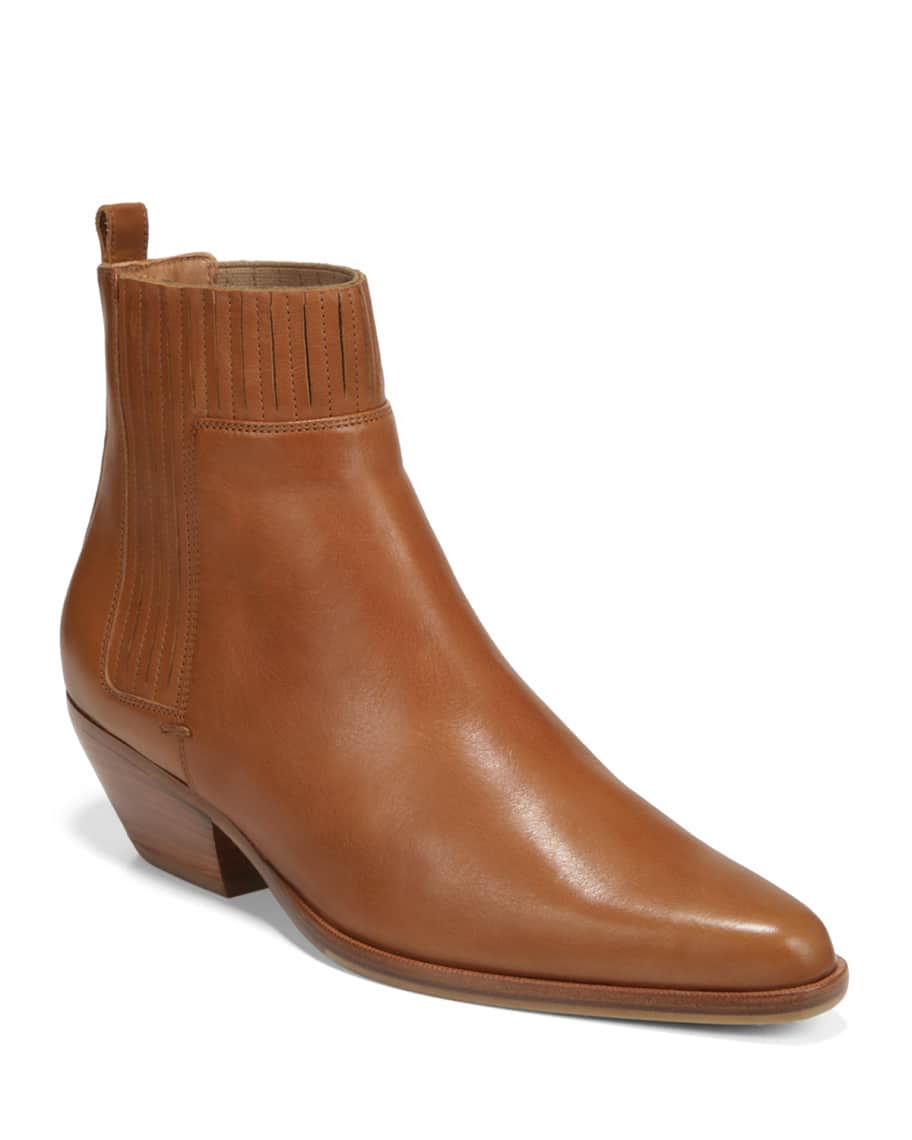 Vince Eckland Ankle Pleated Booties Neiman Marcus