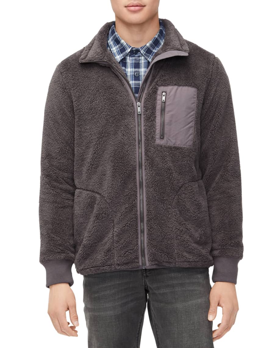 UGG Men s Lucas Sherpa Zip Front Jacket Neiman Marcus
